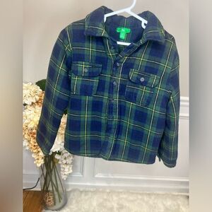 Boys size 6/7 Plaid coat/jacket